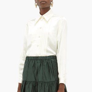 NWT Marc Jacobs Runway Satin Button Blouse